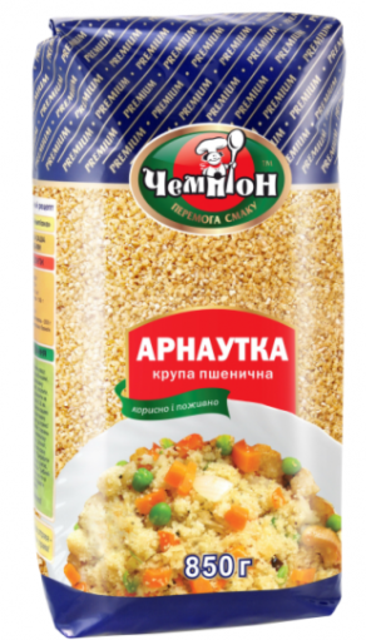 Крупа пшенична Арнаутка ЧЕМПІОН, 850 г